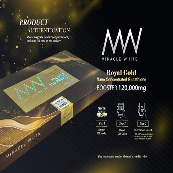 Miracle White Booster 120000mg Glutathione